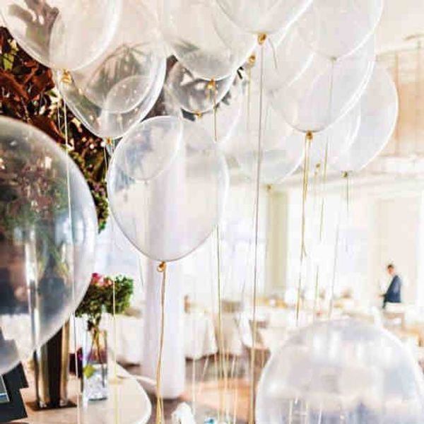 Grosshandel 12 Inch Transparent Latex Klar Globos Hochzeit Decor Ballons Dekorationen Klar Helium Ballon Hochzeit Liefert Von Xueqing630752733 6 04