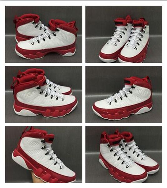 

Bred 9 la man ba ketball hoe men white red 9 athletic neaker men trainer port hoe