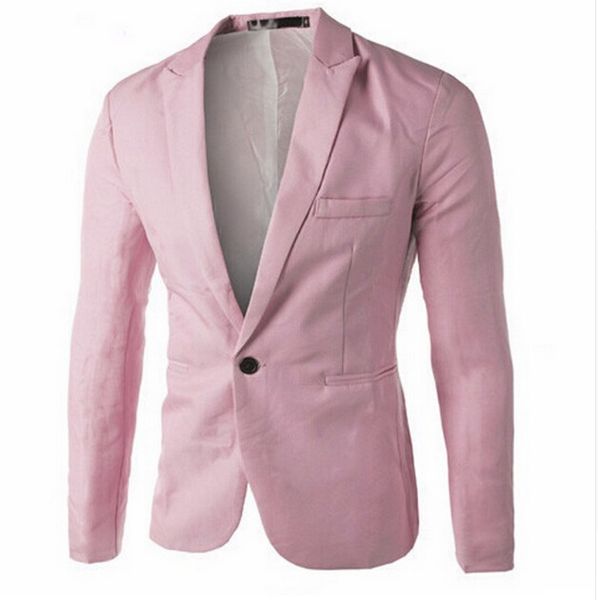 

men's clothing blazer men one button men blazer slim fit costume homme suit jacket masculine blazer size m-3xl, White;black