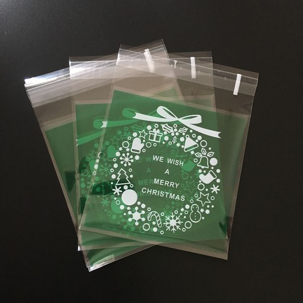 

wholesale- b1 100 pcs/lot wedding gift bag golden lace biscuit packaging bag cookie packing christmas candy decorating bags