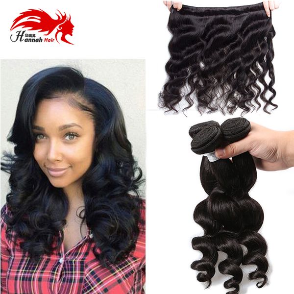 Hannah Virgin Hair Loose Wave Bohemian Curly Hair Extensions