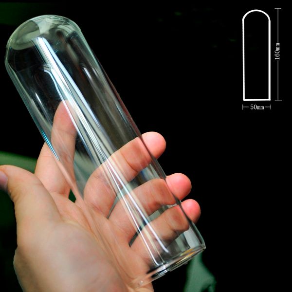 Grande pene artificiale in vetro pyrex cavo grande dildo anale butt plug cristallo maschio cazzo masturbatore giocattolo adulto del sesso per donne uomini gay 17308