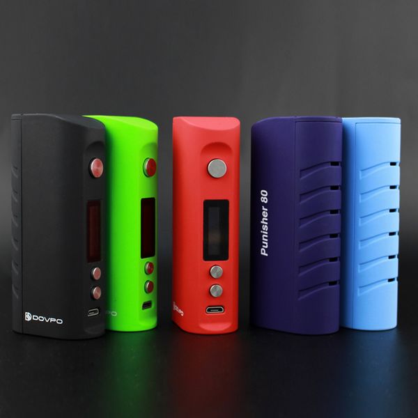 

Authentic DOVPO Punisher 80 TC Box Mod Temp Control 80W Mini Box Mod Low Voltage Protection Fit 510 Atomizer DHL Free
