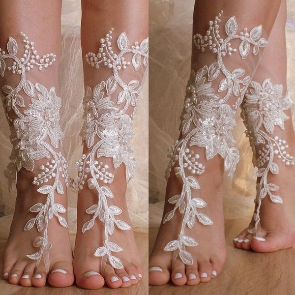 Soft Lace Appliques Bridal Shoes Sequins Beach Wedding Shoe 2019 Summer Custom Made Bridal Accessories Free Size Accessories Bridal The Dress Bridal