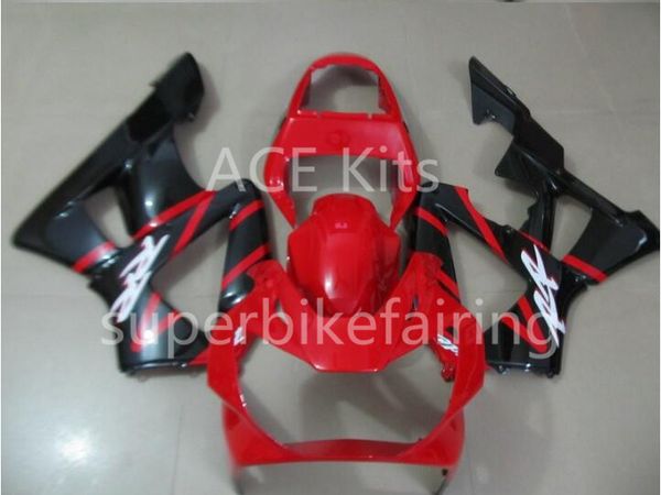

3 gifts motorcycle fairing kit for honda cbr900rr 00 01 cbr 900rr 929 2000 2001 abs fairings set black red as13