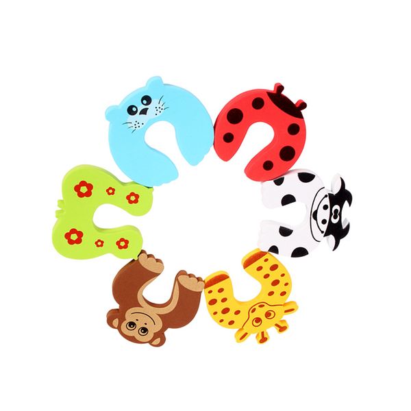 

wholesale- 8 pcs tiger giraffe butterfly monkey seals cows cartoon baby safety gate card baby door ser
