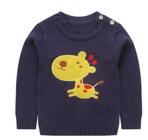 2017 new brand children clothing korea style baby boy plan printed pullover sweater kids long sleeved sweater knitting patterns for childrens sweaters plan for baby boy