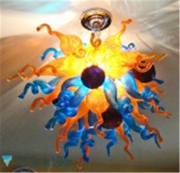 

ac 110v 240v multi color blown glass ceiling lamps house decor glass chandelier light modern blown glass chandelier