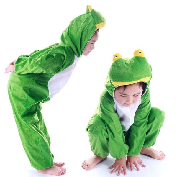 

christmas halloween gift children frog party costume cartoon animal kids cosplay costume clothes performance, Black;red