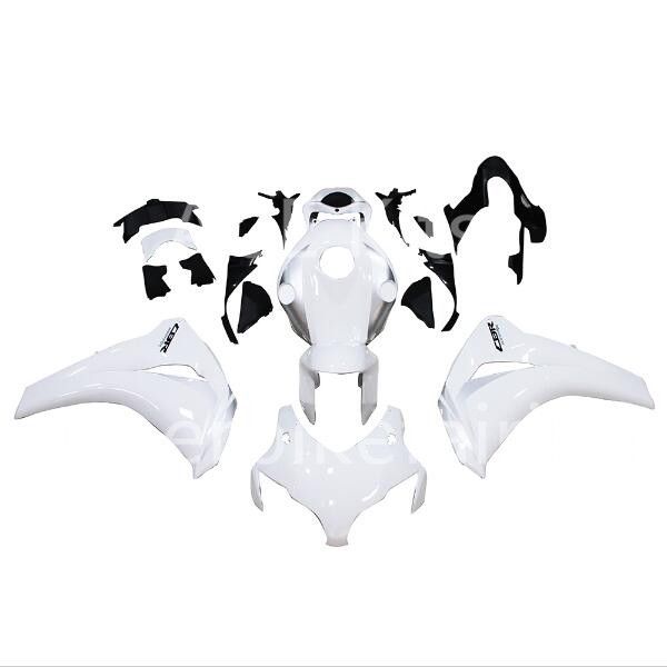 3 Presentes Grátis para Honda CBR1000Rr 08 09 10 11 1000rr 2008 2009 2010 2011 ABS Injeção de plástico Motocicleta Full Fairing Kit Branco Classic A =