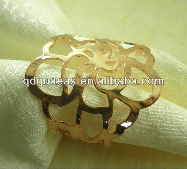 

оптово - металл салфетка кольцо розовое золото держатель оптом салфетницы