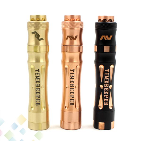 

Newest Revolver AV Timekeeper Kit 24mm 4 Colors Electronic Cigarette Mechanical Mod High quality DHL Free