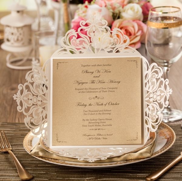 

wholesale-white printable wedding invitation card laser cutting cw519_wh