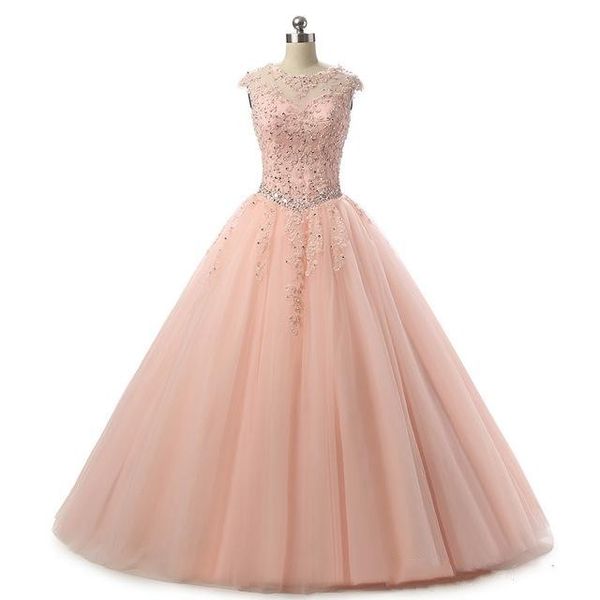 

2018 розовый quinceanera пром платья бальное платье из бисера тюль длина пола pageant платья для девочек особый случай платье партии, Blue;red
