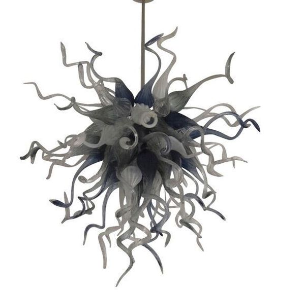 

china factory handmade blown glass art chandeliers style home decoration borosilicate murano glass hanging led lighting fixture