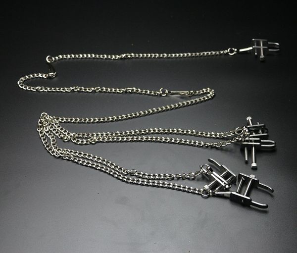 

labia bondage steel clamps fetish metal breast products clips stainless slave restraint heavy women nipple for games men 400g pcbb