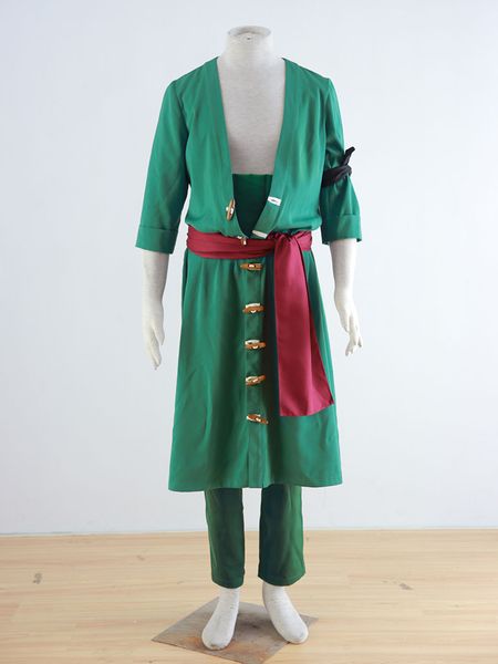 

one piece roronoa zoro cosplay costumes, Black