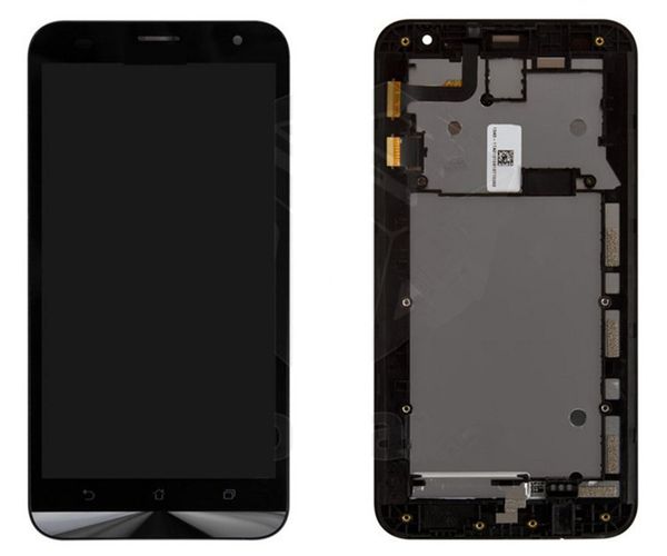 

original (prc) lcd display touch screen digitizer glass with frame for asus zenfone 2 laser (ze550kl) with logo tools