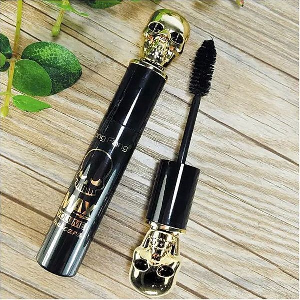 Rímel Heng Fang Skull MAX Volume Cílios longos mágicos Rímel à prova d'água Halloween Sexy Eyes Makeup 14g