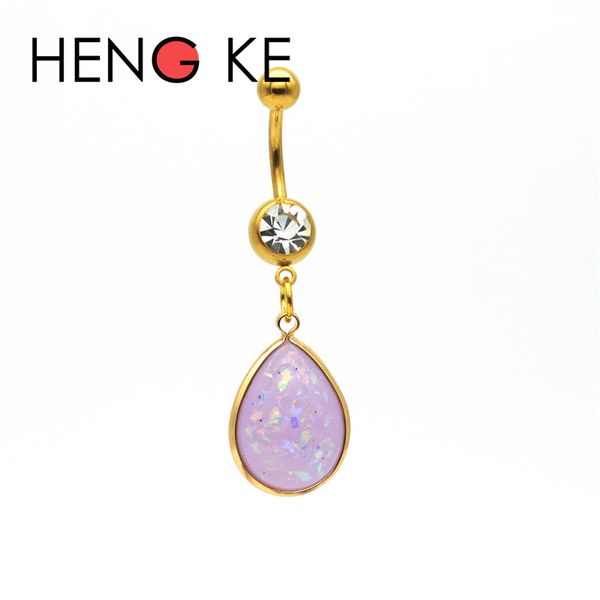 

fashion belly bar gold plated opal glitter belly navel piercing bar barbell rings setting dangle choose colors 14g body jewelry, Silver
