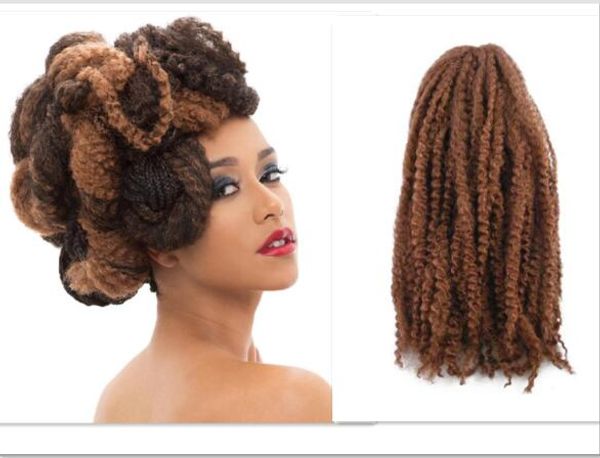 100 Kanekalon Afro Twist Kinky Marley Twist Hair Extension Marley