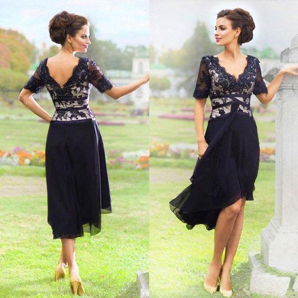 New Arrival Navy Blue 2016 Elegant Country Mother Of The Bride
