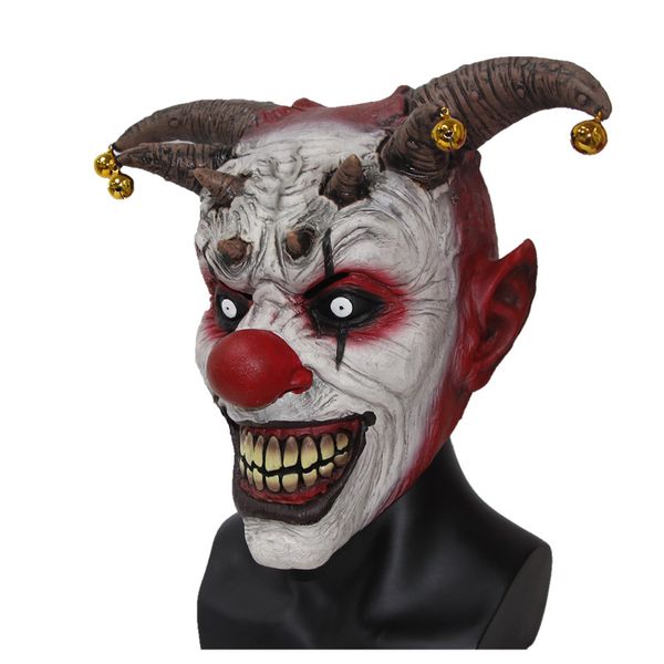 

party mask x -merry игрушка jingle jangle клоун horror latex хэллоуин scary head mask бесплатная доставка x 12048