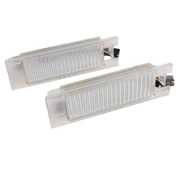 

2pcs error 18smd led license plate light for opel zafira astra corsa insignia tigra