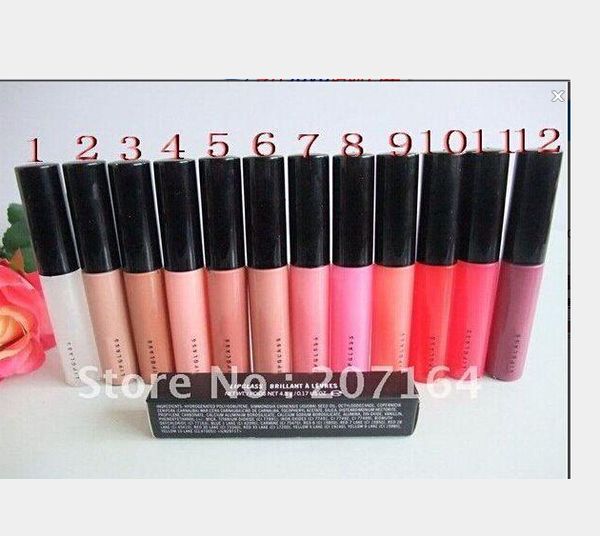 

new makeup lips lipglass brillant lip gloss4.8g 12 different colors (24pes/lot