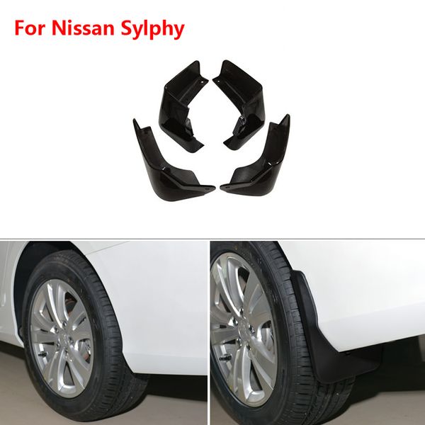 

brand new for nissan sylphy 4pcs abs mud flaps splash guards car fender mudguard