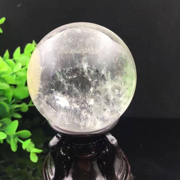 

50-мм натуральный четкий кварц кристалл сфера исцеление драгоценный камень