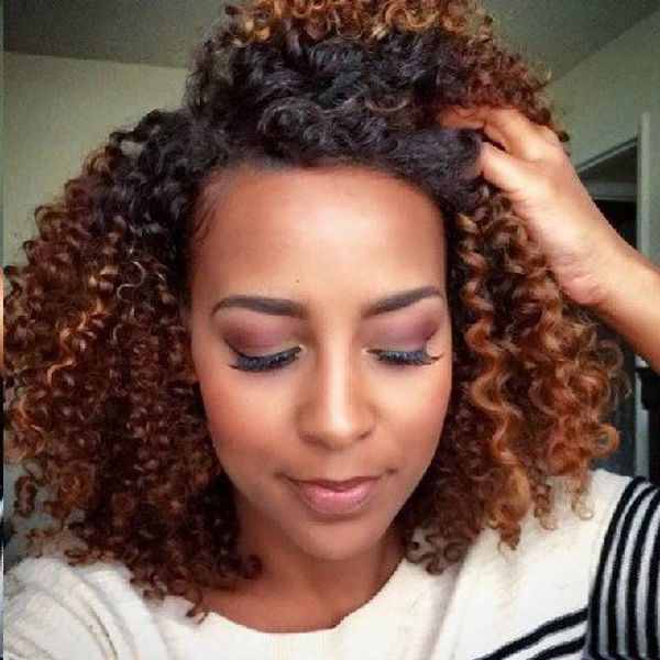 Bob Style Curly Ombre Short Kinky Curly Bob Full Lace Wig Human Hair Wigs For Black Women Brazilian Hair Wig Virgin Brazilian Hair Uk Full Lace Silk