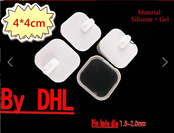 dhl-400 Stück Mittelfrequenz-TENS-Elektrodenpads Pin SMD für die digitale elektronische Halswirbel-Physiotherapie-Massagetherapie