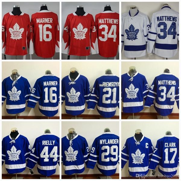 

2017 Toronto Maple Leafs 16 Mitch Marner Auston Matthe 21 James Van Riemsdyk 29 William Nylander 44 Morgan Rielly Hockey Jerseys