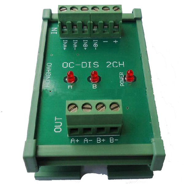 Universeller Konverter von Open Collector TTL in differenzielles HTL-Signal, 2 Wege, 2 MHz