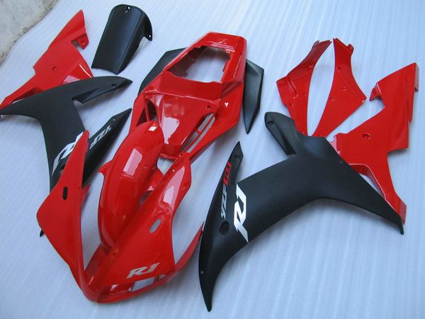Kit de carenagem de alta qualidade para Yamaha YZF R1 2002 2003 carenagem preto vermelho conjunto YZF R1 02 03 OT21