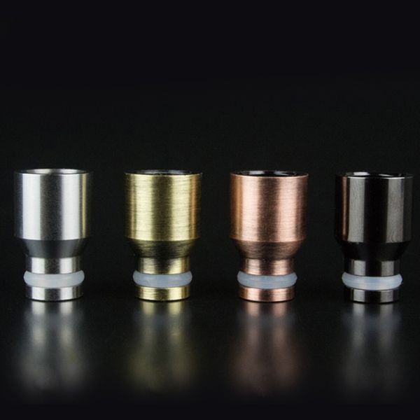

SS Black Bronze Copper 510 Drip tips Mouthpieces Stainless Steel Wide Bore Drip Tip Metal Drip Tip for E Cigarette 510 RDA Atomizer