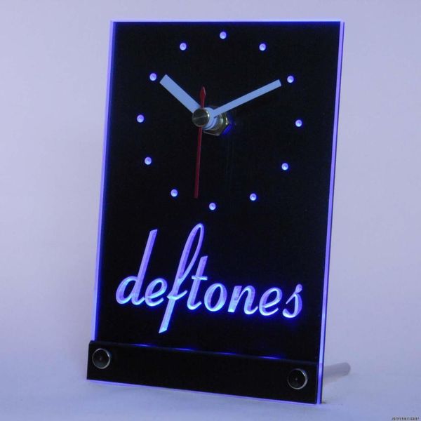 

wholesale-tnc0036 deftones punk muisc bar beer table desk 3d led clock