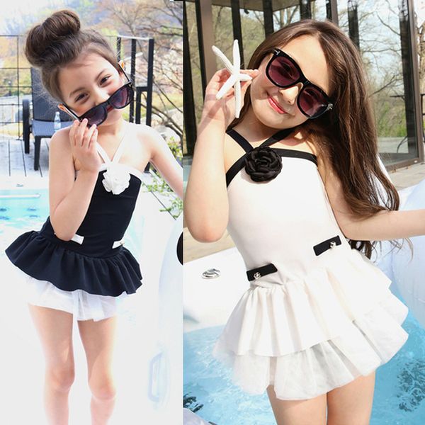 

3pcs bikinis for girls 2017 korean princess swimwear big size bikinis with cap family matching swimsuit summer beach holiday, Blue