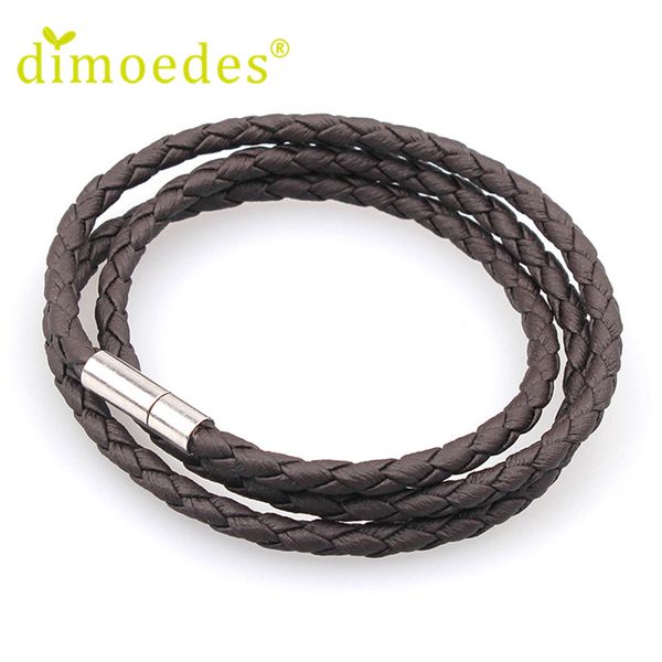 

wholesale- brand new 2016 handmade braided leather bracelet bangle cuff fashion magnetic clasp bracelets jewelry women men gift 1pcs, Golden;silver