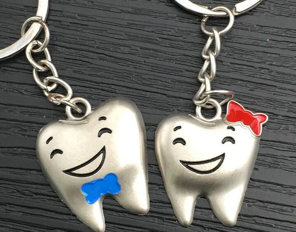 Acessórios de moda Chave Anéis Dentes Dentes Chaveiros Para Promoção Promoção Da China