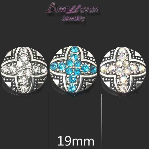 

high qualit tumble w034 18mm 20mm rhinestone metal button for snap button bracelet necklace jewelry for women silver jewelry