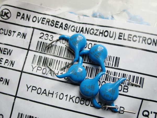 

taiwan lk safety tiles y capacitor x1y1 ah101 100pf 400v pitch p10mm