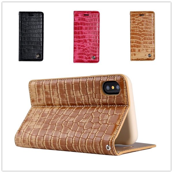 

wallet case leather pouch case for iphone 8 i7 plus 6 6s samsung s8 snake stand card skin cover quality