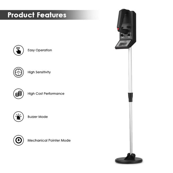 KKmoon Professionale Ad Alta Sensibilità Underground Metal Detector Gold Digger Caccia al Tesoro di Ricerca Display LCD con Auricolare KKmoon Professionale Ad Alta Sensibilità Underground Metal Detector Gold Digger Caccia al Tesoro di Ricerca Display LCD con Auricolare