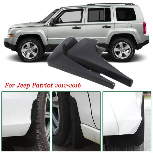 

4x front/rear car mud flaps splash guard mudguard mudflaps car fender for jeep patriot 2012-2016