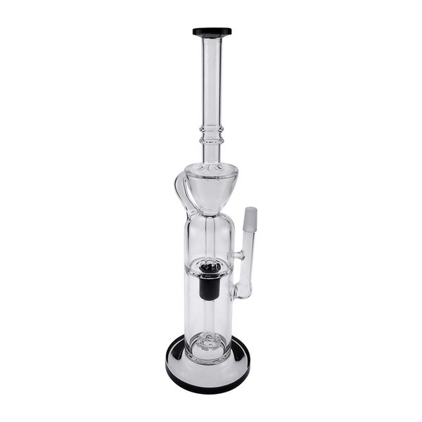 Стекло Bong Bubbler Водные трубы Масляные Установки Водопроводные трубы BONGS PERCOLATOR BUBBLER для курения Использование с 14 мм мужского сустава (ES-GB-135)