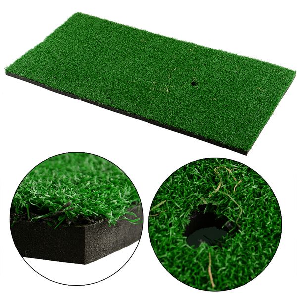 

wholesale- 60x30cm/12"x24"backyard golf mat residential training hitting pad practice rubber tee holder drop shipping