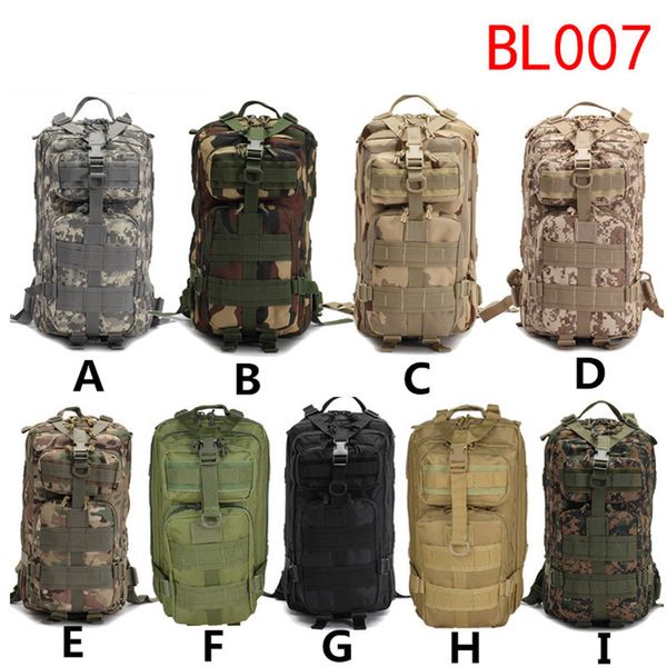 Zaino militare CS unisex Borse mimetiche Sport all'aria aperta Arrampicata in montagna Campeggio Zaini per adulti Tessuto Oxford impermeabile