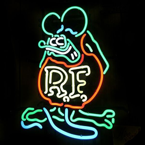 

новая ручная крыса fink mouse реальные стеклянные трубки пивной бар паб дисплей неоновая вывеска 19x15 !!! лучшее предложение
